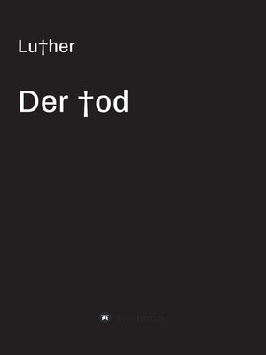 cover image of Der Tod